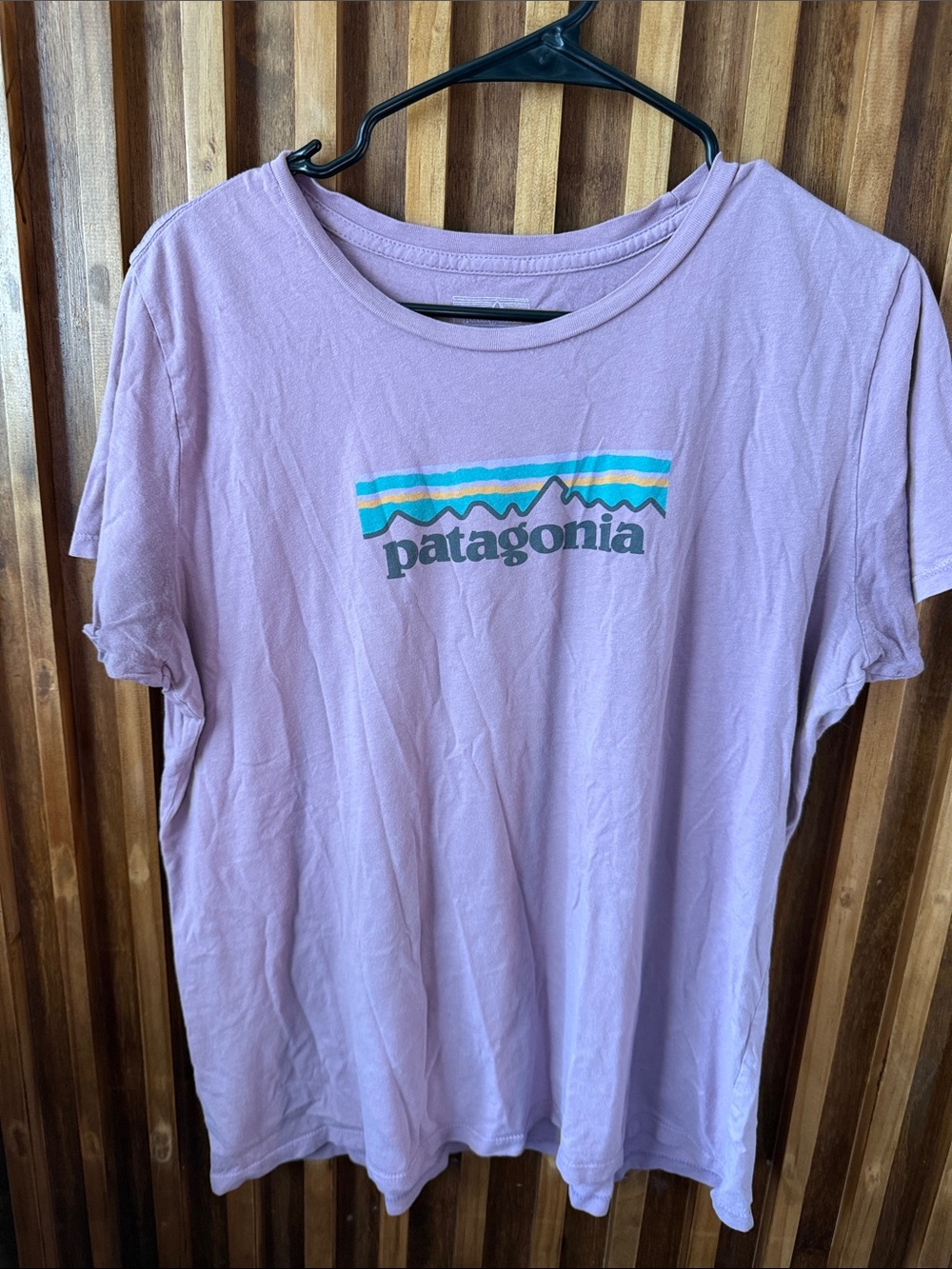Patagonia Pastel P-6 Logo Organic Crew T-Shirt. Size XL